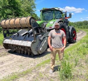 mechanical mulching in Southern Michigan