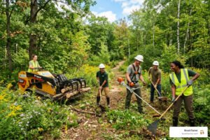 land clearing in Michigan