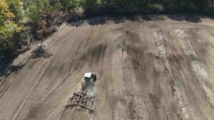 Soil preparation techniques on professionally prepared agricultural land in Northern Indiana - Soil preparation techniques