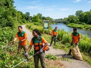 Battle Creek vegetation clearing
